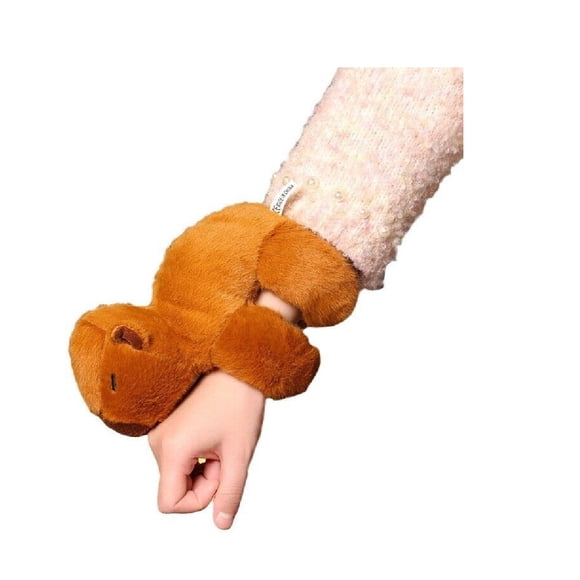Peluche Figura Capibara con Tortuguita Brazalete