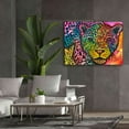 thumbnail image 5 of Epic Graffiti 'Leopard Spots' by Dean Russo, Canvas Wall Art, 54"x40", 5 of 8