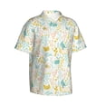 thumbnail image 2 of Fotbe Funny Chicken Hawaiian Shirt for Men Unisex Summer Beach Casual Short Sleeve Cotton Linen Button Down Shirts-X-Large, 2 of 9
