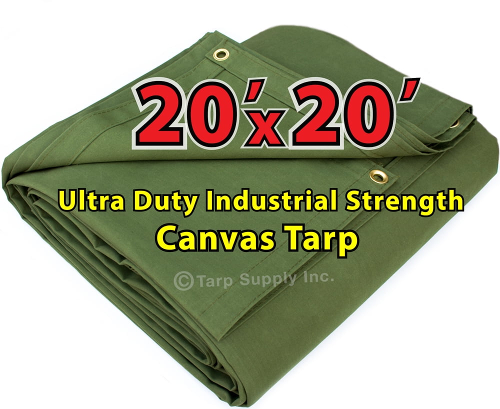 Tarp Supply Inc 20 X 20 Duramost Green Polyester Canvas Tarp   5ca9a77c 3f43 4868 8cb9 1b7a8076ee3e.dfdbd730e9cc3aaf3820f67505da4e2b 