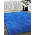 thumbnail image 3 of Ahgly Company Machine Washable Indoor Rectangle Industrial Modern Neon Blue Area Rugs, 3' x 5', 3 of 7