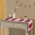 thumbnail image 3 of KCEHTA Valentines Day Table Runner Love Heart Valentine Table Runner Rectangle Valentines Day Tablecloth Kitchen Dining Table Decorations 13 x 72 Inch, 3 of 6