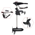 thumbnail image 4 of 45lb Thrust Electric Trolling Motor Transom Mounted Saltwater Trolling Motor for kayak Inflatable Boat,30" Shaft, 4 of 8