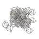 thumbnail image 1 of 50 Conectores de Celtas en Tono Plateado, 25,5 Mm, Joyería Artesanal, Colgantes, 1 of 8