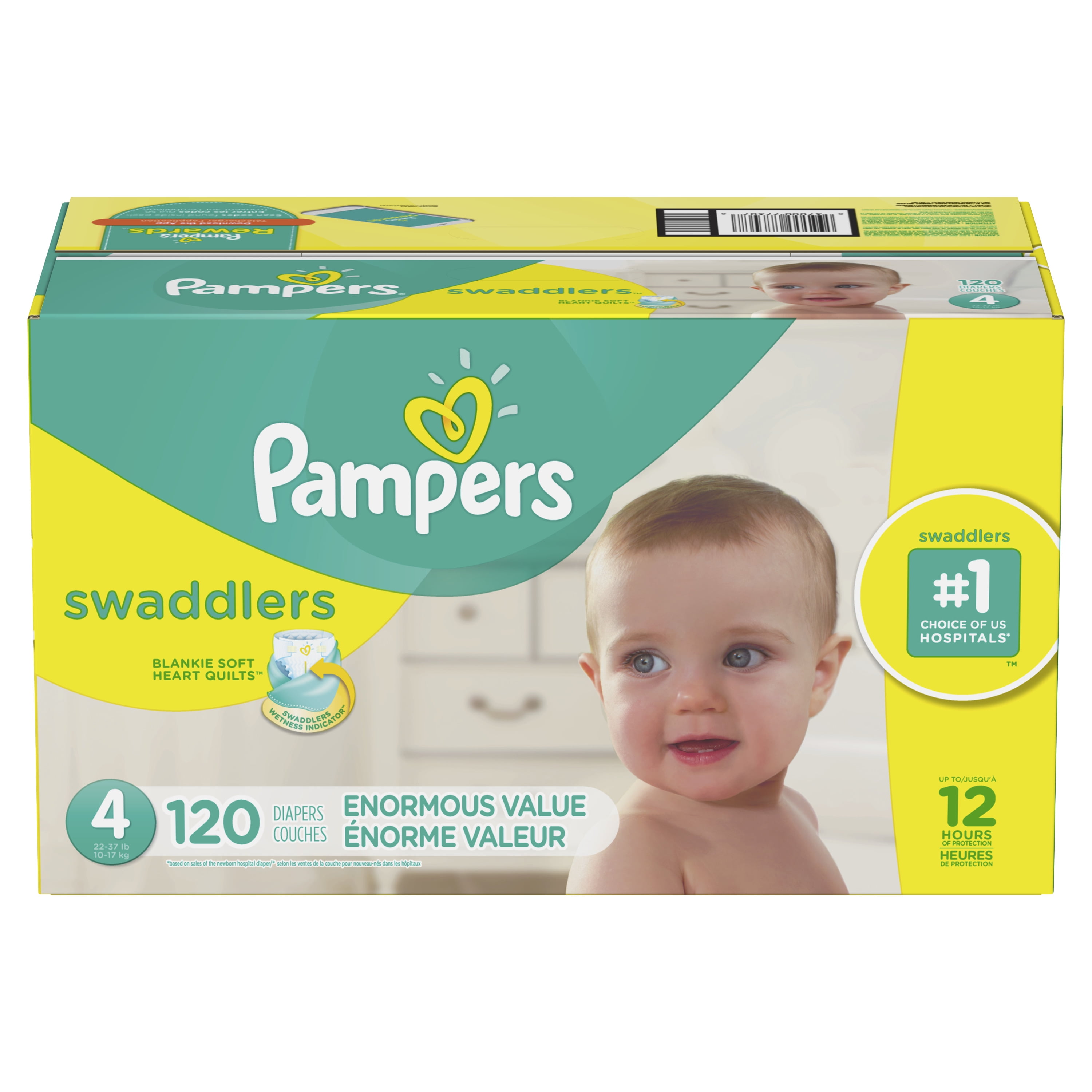 120 pampers size 4
