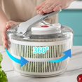 thumbnail image 4 of Food-Grade Plastic 3-Quart Salad Spinner for Easy Washing and Drying, 4 of 9