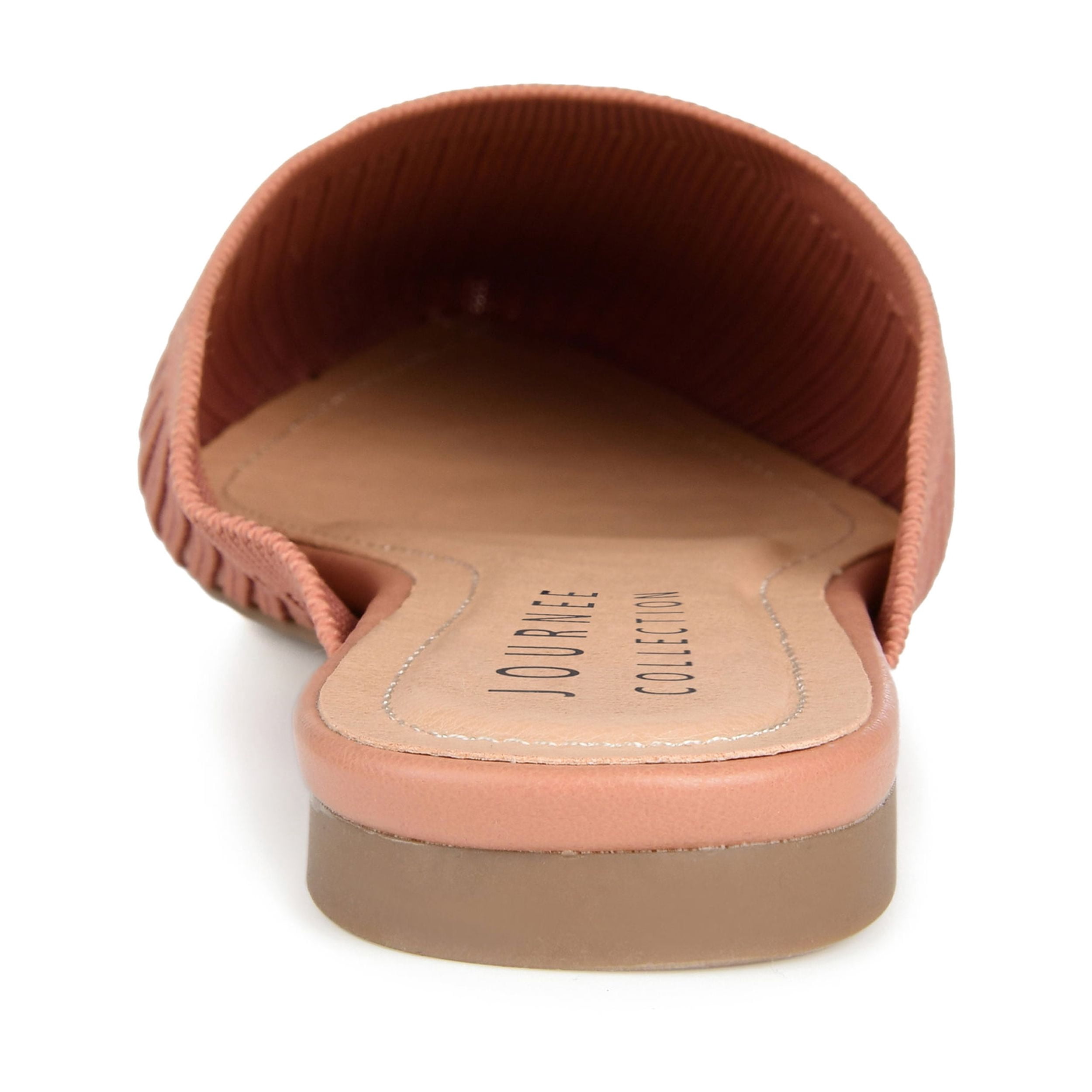 Journee Womens Aniee Slip On Almond Toe Mule Flats, Widths Available