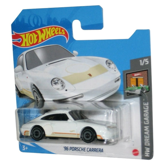 Hot Wheels HW Dream Garage 1/5 White '96 Porsche Carrera Car 16/250 - (Short Card)