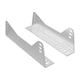 thumbnail image 4 of Soportes de montaje lateral para asientos de competición de alto rendimiento de hierro universales Plata, 4 of 8