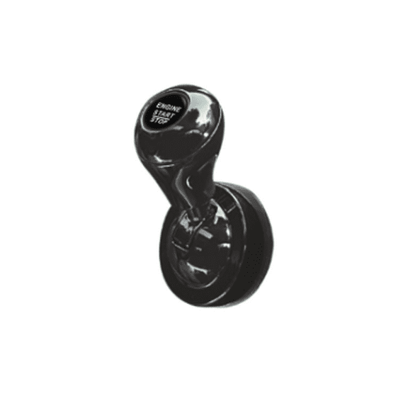 Start Joystick Cover, Metal Car Start Button Cover with Rocker Design, Push to Accessory for Vehicle Ignition Switch(M)