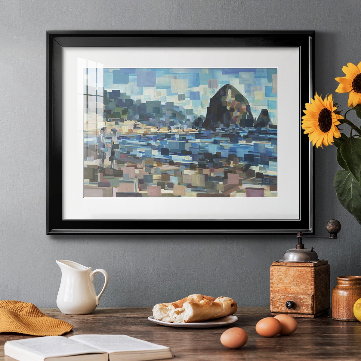 Evening in Cannon Beach Premium Framed Print - Ready to Hang