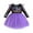 B-Purple Skeleton, variant on Emy Dola Colorful Skeleton Baby Girls Halloween Tutu Dress Toddler Kids Flutter Sleeve Spider Web Party Tulle Dresses