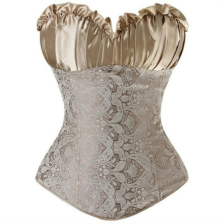 yunLCZ Shapewear for women Corset Tops For Women Bustier Shapewear Lingerie Lace Waist Push Up Bodysuit