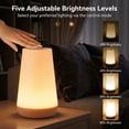 thumbnail image 5 of DAYBETTER Night Light,Dimmable Lamp,5 Brightness and 13 RGBW Colors,Touch and Remote Control,Portable Table Bedside Lamp,Rechargeable LED Lamp for Baby Nursery Bathroom/Living Room/Nightstand/Bedroom, 5 of 7