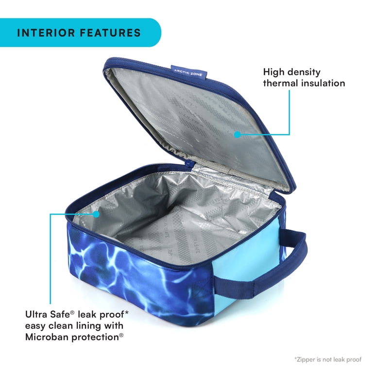 Arctic Zone Lunch Box Combo with Thermal Insulation, Dark Waters