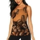 thumbnail image 1 of Fotbe Coffee Beans Blusas Sin Mangas para Mujer – Estilo Casual, Corte Suelto, Slim-Fit, Cuello Redondo Deportivo, Tops de Verano para Gimnasio y Yoga-Large, 1 of 7