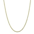 thumbnail image 1 of Beautiful 10k 2.50mm D/C Extra-Lite Rope Chain, 1 of 2