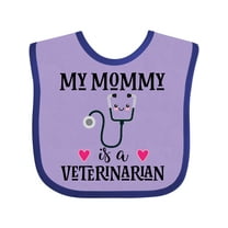 Inktastic Veterinarian Mommy Vet Boys or Girls Baby Bib