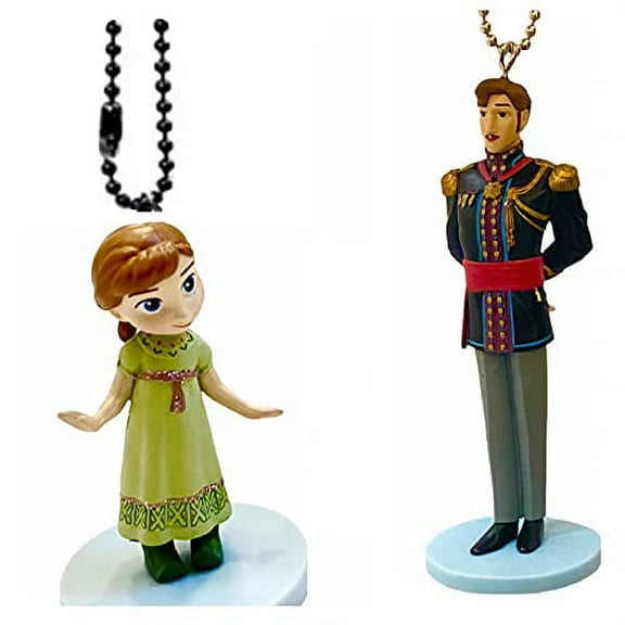 King Agnarr & Toddler Princess Baby Anna Keychain Dangler Dad Daughter Figures