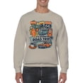 thumbnail image 2 of Route 66 Art Graphic Men's Sand Sweatshirt, 2 of 3