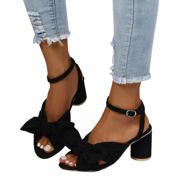 CAICJ98 Womens Sandals Women Rhinestone Slide Sandals Slip on Strap Glitter  Bling Sandals Casual Comfortable Sandals,Black 