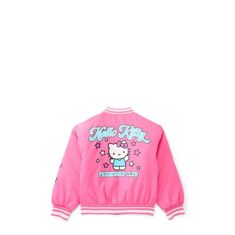 Hello Kitty Girls Bomber Jacket, Sizes XS-L - Walmart.com