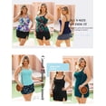 thumbnail image 3 of FOLUNSI Plus Size Tankini Set - Tummy Control Swimsuit - 2 Piece, 3 of 8
