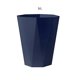 thumbnail image 3 of Injueey Cubo de basura de gran capacidad, aspecto moderno sin tapa, hecho de plástico, cubo de basura para baño Conjuntos de muebles de sala de estar azul brumoso, 3 of 6