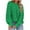 Green, variant on QIPOPIQ Womens Sweaters Clearance Fashion Drop Shoulder Sweater Color Long Sleeve Pullove Shirt Sweater Tops Knitwear Blue L