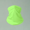 thumbnail image 4 of Cooling Neck Gaiter Face Mask, Sun Protection Masks Gator, Windproof Bandana for Skiing, Fishing, Hiking, Cycling Fluorescent Green, 4 of 5