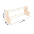 thumbnail image 2 of GOOHOCHY Craft Ribbon Storage Rack Holding Ribbon Adults Beige Organizing Ribbon Craft Room 1Pcs, 2 of 8