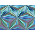 thumbnail image 1 of Ahgly Company Indoor Rectangle Patterned MediumTurquoise Green Area Rugs, 5' x 7', 1 of 1