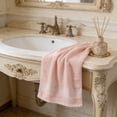 thumbnail image 4 of Kyusrd Hand Towels for Bathroom,Cotton Soft Absorbent Decorative Hand Towel for Face Spa Bath Gym Kitchen,Pink,34x74cm, 4 of 6