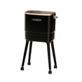 thumbnail image 4 of Cubo de basura de cocina con ruedas de 360 ​​grados, extraíble, espacioso y resistente. Negro, 4 of 9