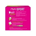 thumbnail image 3 of Playtex Sport Plastic Tampons Unscented Multi-Pack 16 Regular & 8 Super, 8 Super+, 32ct (Pack of 2), 3 of 6