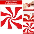 thumbnail image 3 of Juego de servilletas Qyeahkj con bastones de caramelo navideños para fiestas, 200 unidades, 3 of 7