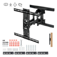 thumbnail image 2 of Soporte Pared Tv Para Pantalla Para 40'' 55'' 65'' 75'' 80'' Pulgadas De Television Lab.G,  Negro, 2 of 5