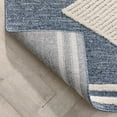 thumbnail image 4 of Well Woven Harlow Evie Tribal Diamond Medallion Blue 5'3" x 7'3" Area Rug, 4 of 7