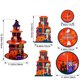 thumbnail image 3 of Soporte Para Cupcakes De Halloween Torre De Cartón De 3 Pisos Para Cupcakes Y Tartas De Calabaza Expositor Para Postres Y Dulces Con Diseño De Pequeños Agujeros Artículos Para Fiestas De Hallowee, 3 of 4