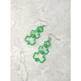 thumbnail image 4 of Way to Celebrate St. Patrick's Day Shamrock Dangle Earrings, 1 Pair, 4 of 4