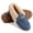 DarkBlue, variant on Knivor Cozy Warm Moccasin Slippers for Women with Metal Decor Slip On Closed Toe Fuzzy Slippers Non Slip Fashion Winter Loafers for Indoor Outdoor House Shoes