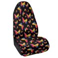 thumbnail image 2 of POLERO Car Seat Towel Cover Sweatproof Warp Kitted Terry Cloth, Compatible with Automotive Seat Covers & Liner, for Cars Trucks SUVs, Rainbow Butterfly Pattern, 2 of 7
