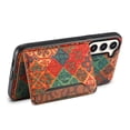 thumbnail image 4 of for Samsung Galaxy S23 Plus Luxury Premium PU Leather + TPU Case with 3 Card Slots, Kickstand Back Case Floral Pattern Skin-Friendly Shock-resistance Cover for Samsung Galaxy S23 Plus, Winter, 4 of 6