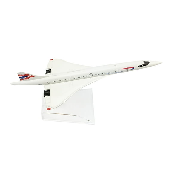 Simulation Airbus British Concorde Alloy Airplane Model 1/400 Scale Plane Static Display Model