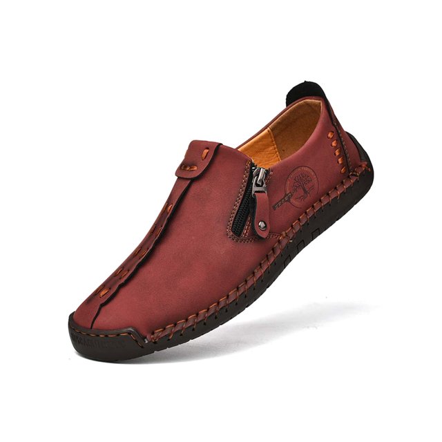 Handmade Casual Men's Shoes, Comfortable Leather Men's Loafers, Convenient For Walking, Driving And Outdoor Activities