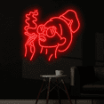 thumbnail image 2 of C-craft Wanxing Woman Neon Sign Wall Art Led Light Bedroom Wall Decor Party Decorations, 2 of 5