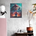 thumbnail image 3 of Lsque Mario Pattern Decorative Picture – Unique Modern Wall Art, Ready-to-Hang Canvas Print for Home (Vertical), 3 of 6