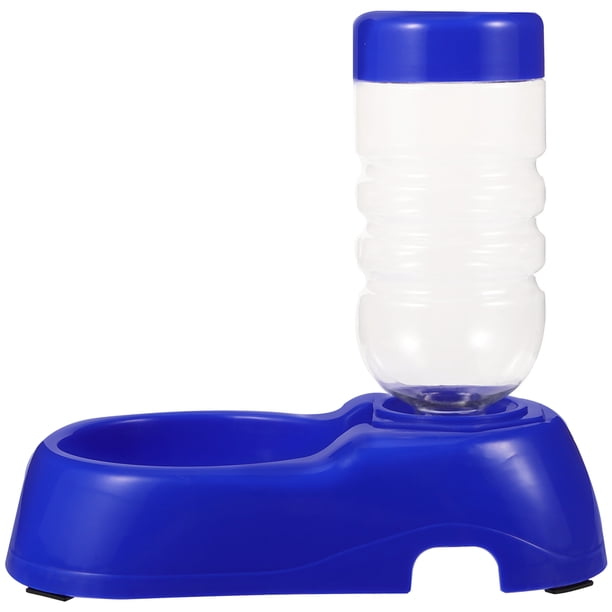 Comedero de agua para mascotas de 350 ml, creativo, para gatos, herramienta para beber, suministros para mascotas (azul)
