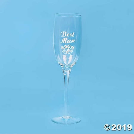 Best Man Champagne Flute (Best Tamil Flute Cell)