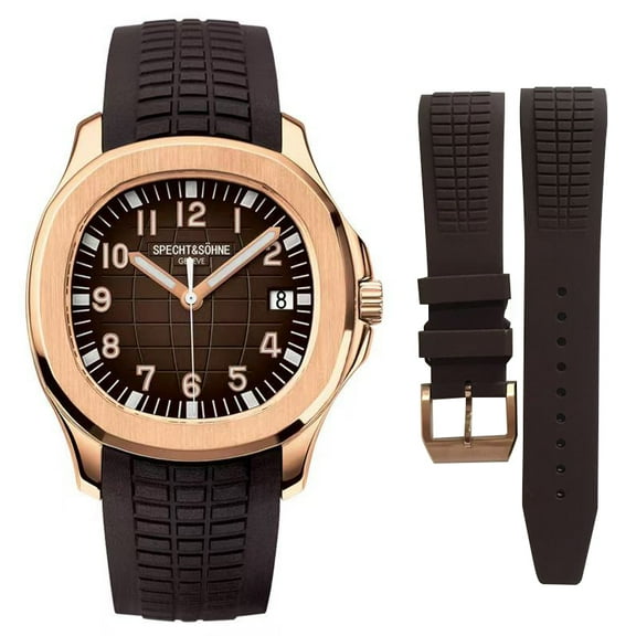 2024 Luxury Specht & Sohne Automatic Watches For Men Rubber Strap Miyota 8215 Movt Classic Sport Wrist Watch Relogio Masculino